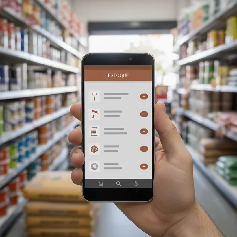 Interface do App Resulka - Estoque